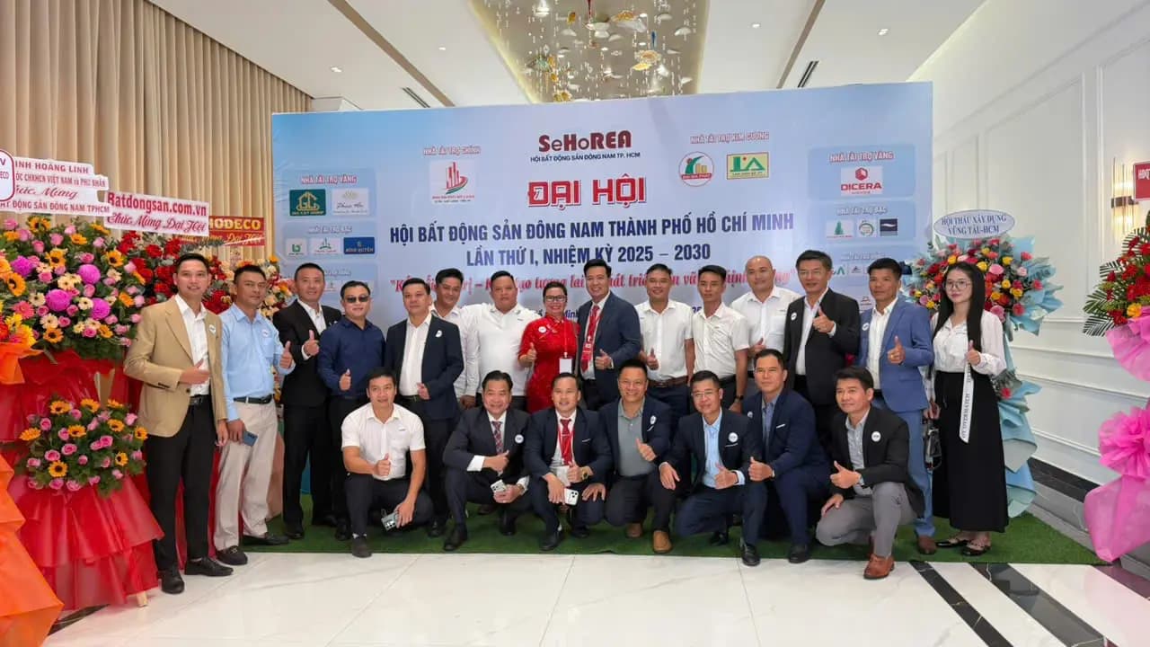 Đại hội Hội Bất động sản Đông Nam TP.HCM lần thứ I, nhiệm kỳ 2025–2030