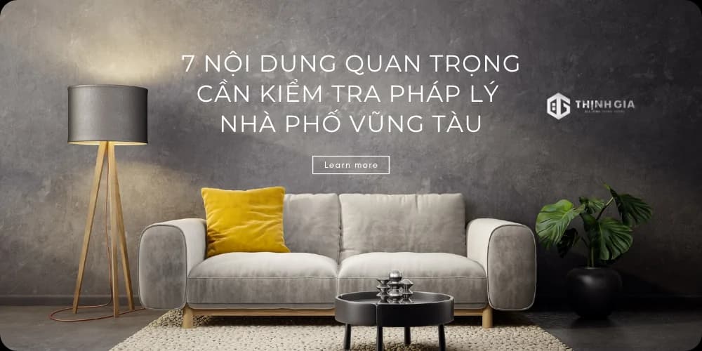 7 điều cần kiểm tra trước khi thuê nhà phố Vũng Tàu