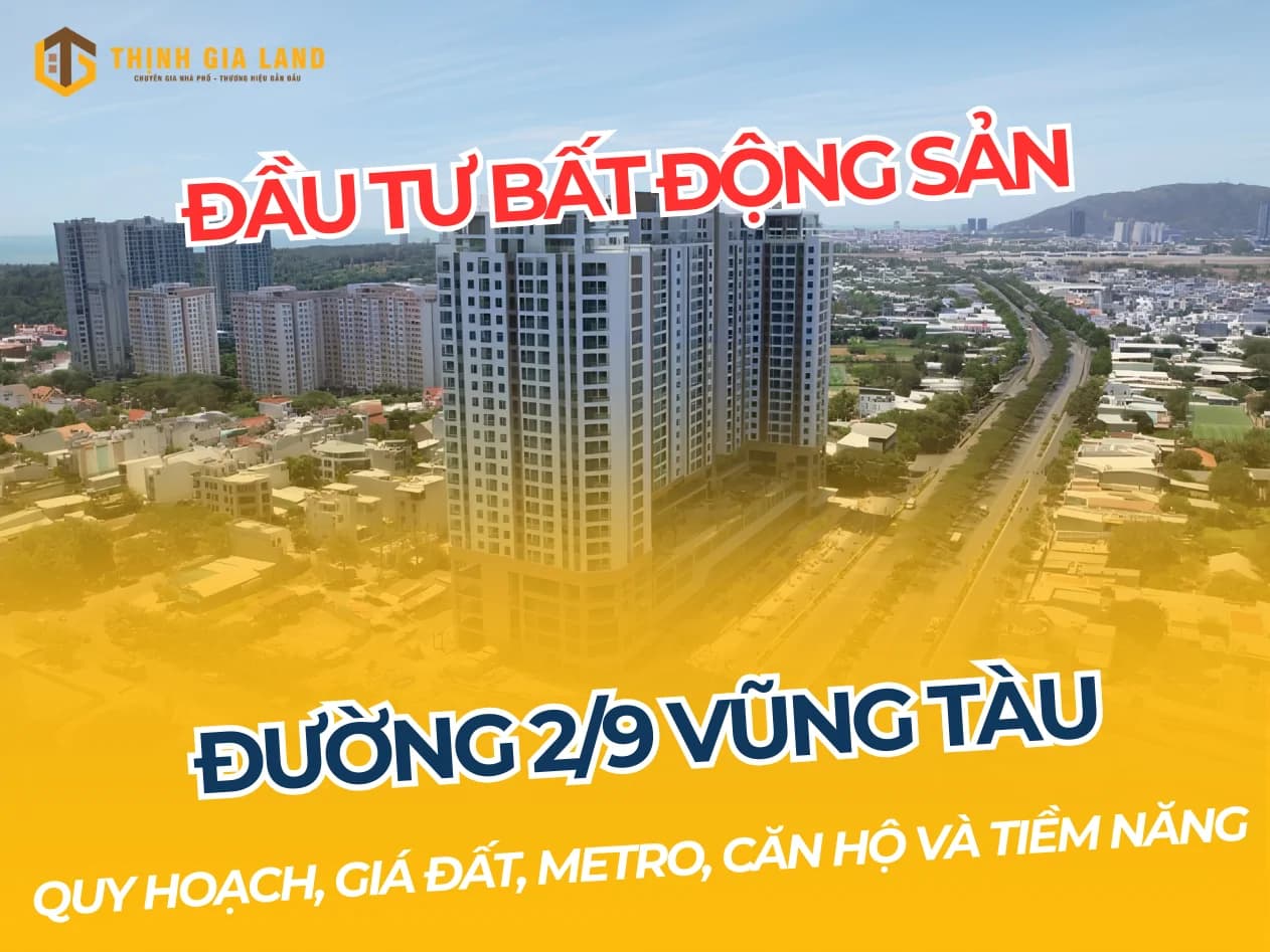 Toàn cảnh trục đường 2/9 Vũng Tàu với định hướng phát triển đô thị và bất động sản đến năm 2030