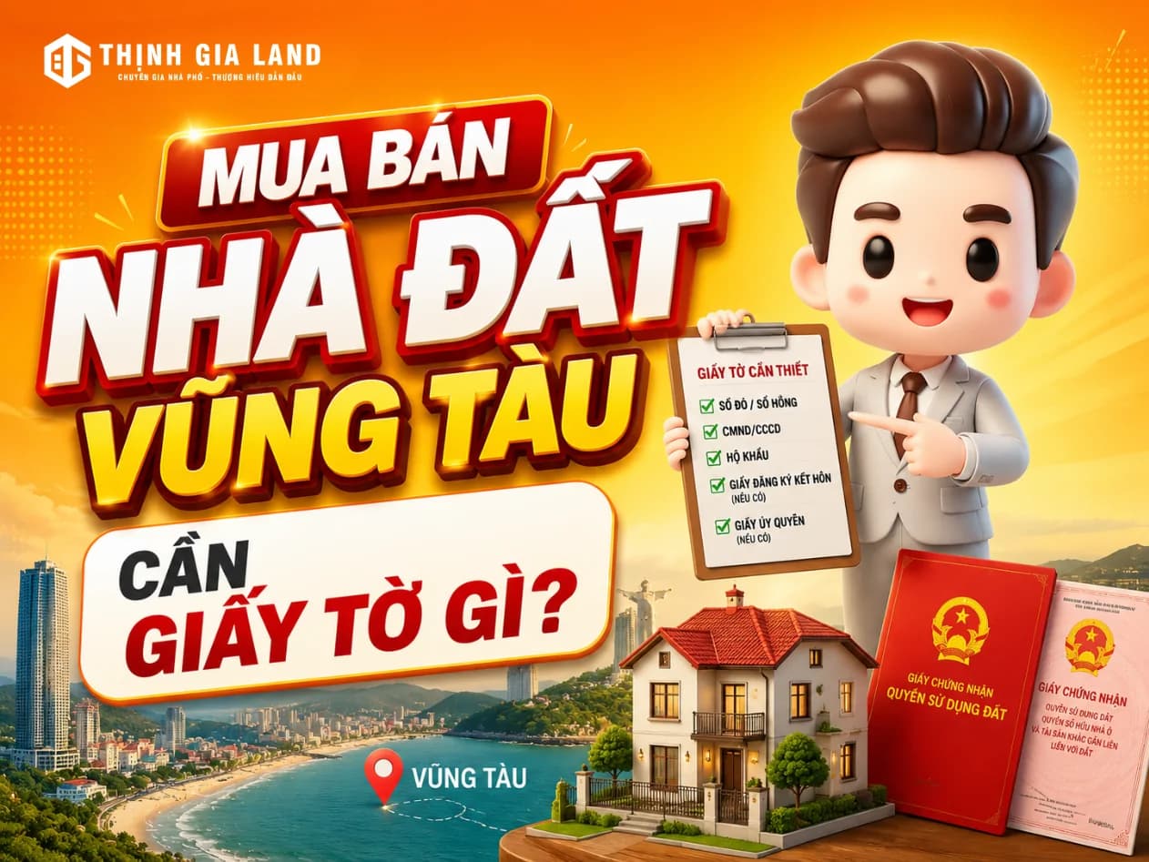 mua bán nhà đất vũng tàu cần giấy tờ gì