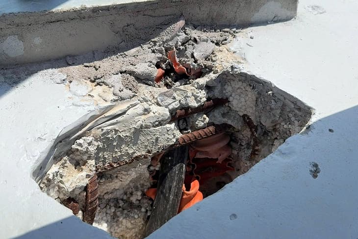 Một số hình ảnh hiện trường bị trộm xâm nhập ăn cắp tài sản trên cao tốc Biên Hòa - Vũng Tàu