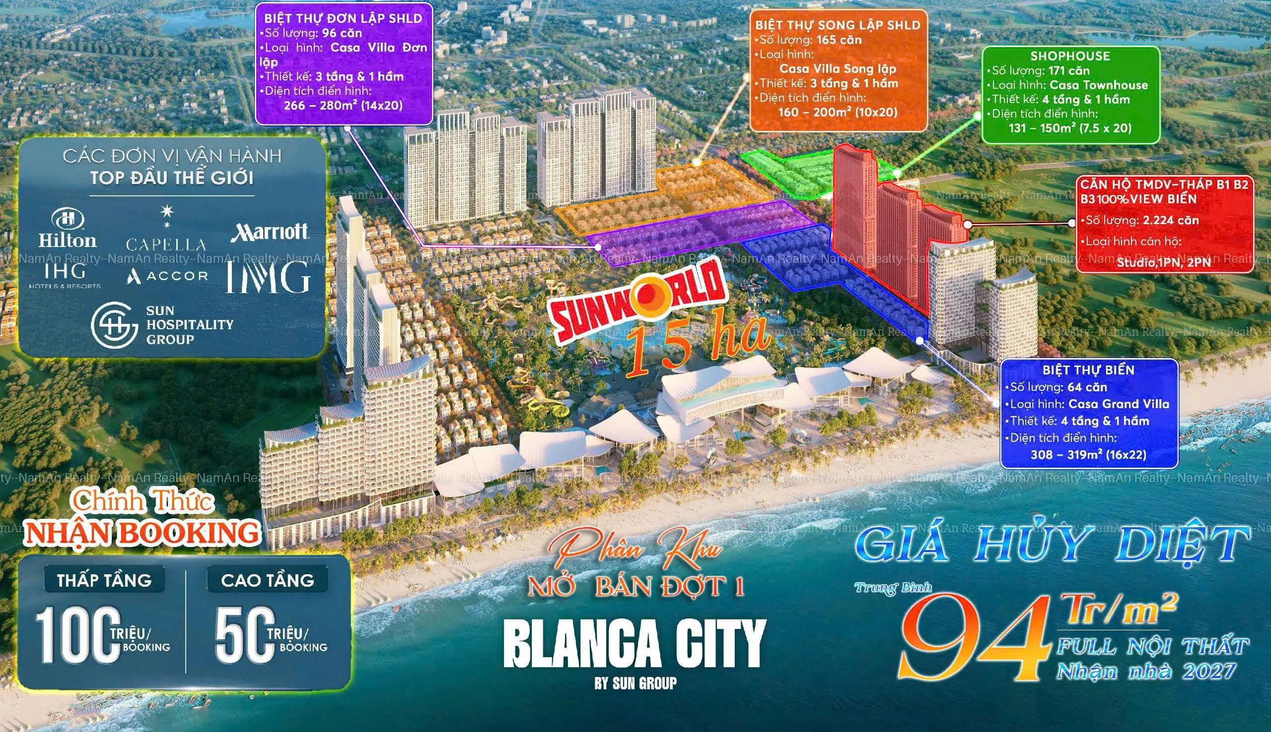mo ban giai doan 1 blanca city Blanca City Vũng Tàu mở bán đợt 1với mức giá chỉ từ 94tr/m2