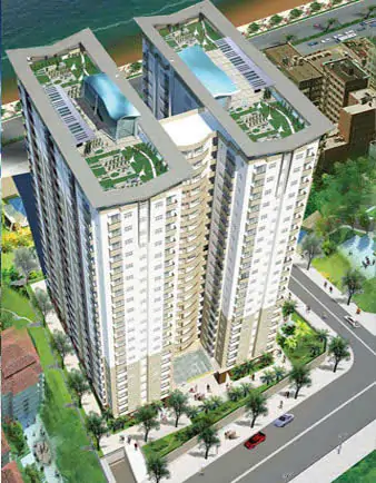Toàn cảnh căn hộ cao ốc OSC Land Vũng Tàu nhìn từ xa