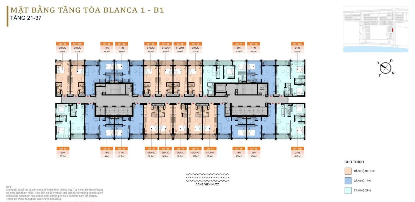 Mặt bằng dự án Blanca City 