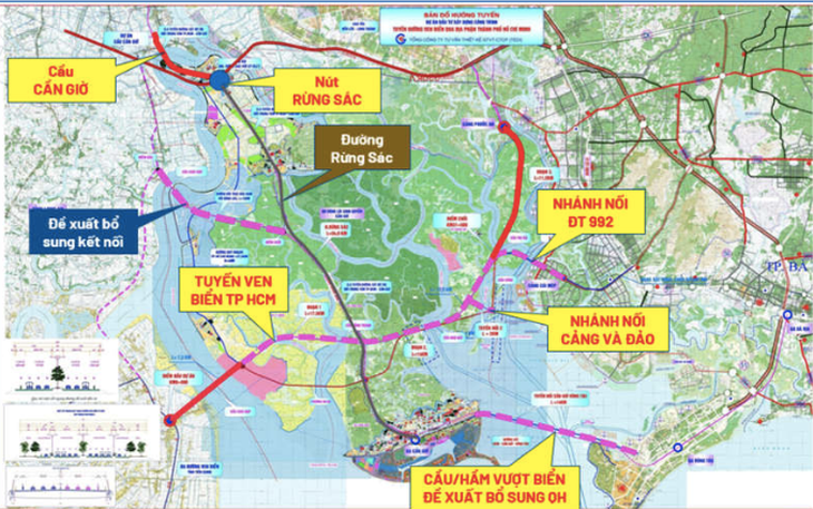 Đề xuất đường vượt biển Cần Giờ – Vũng Tàu dài 14km 3 đường vượt biển Cần Giờ Vũng Tàu