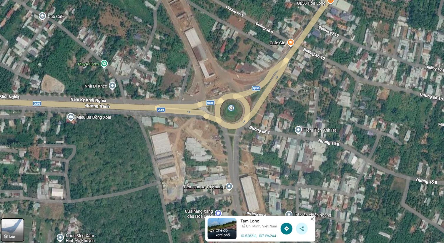 Điểm kết thúc cao tốc Biên Hòa - Vũng Tàu