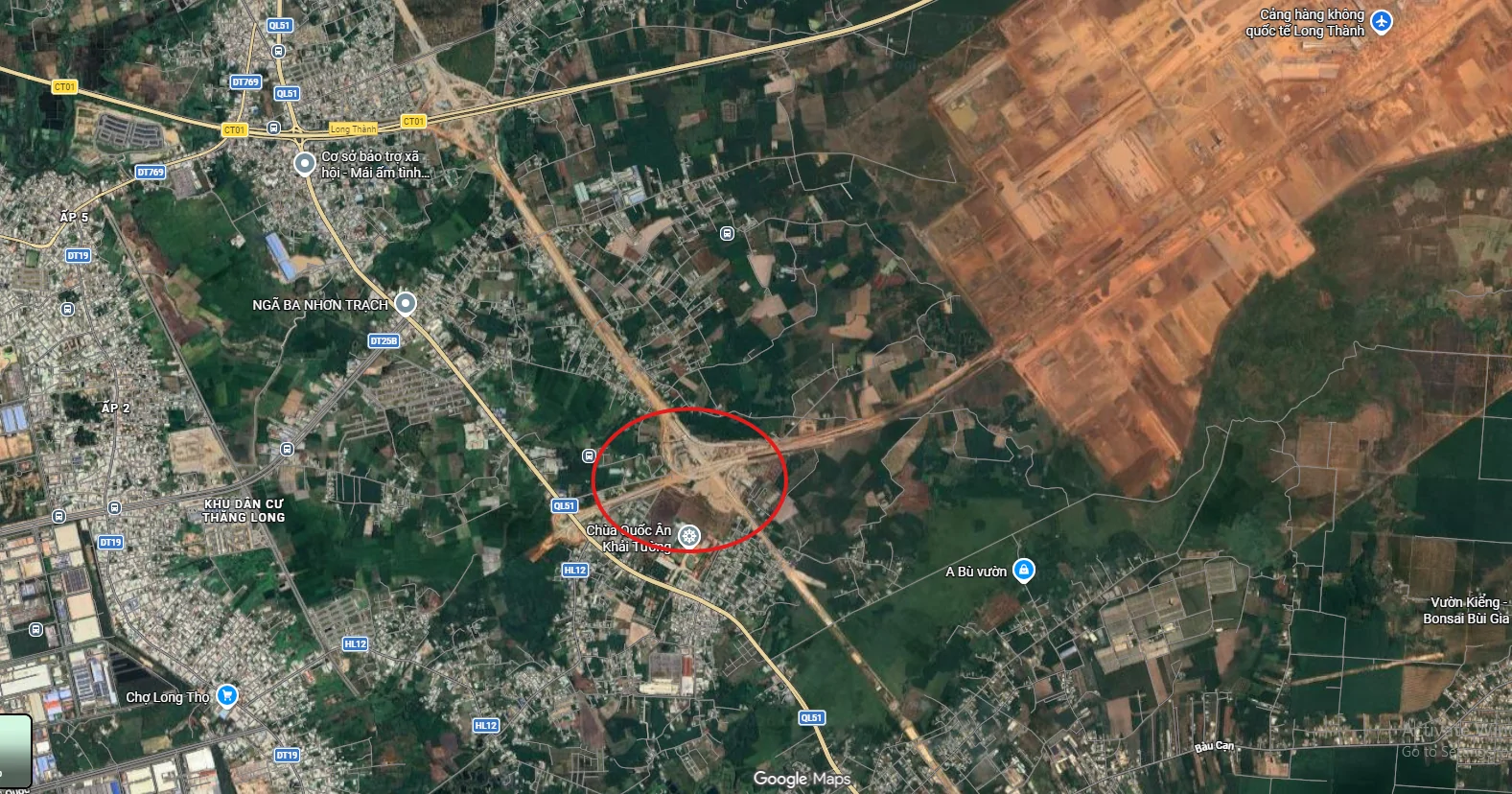 Điểm bắt đầu cao tốc Biên Hòa - Vũng Tàu