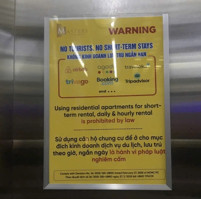 dịch vụ lưu trú ngắn hạn tại HCM