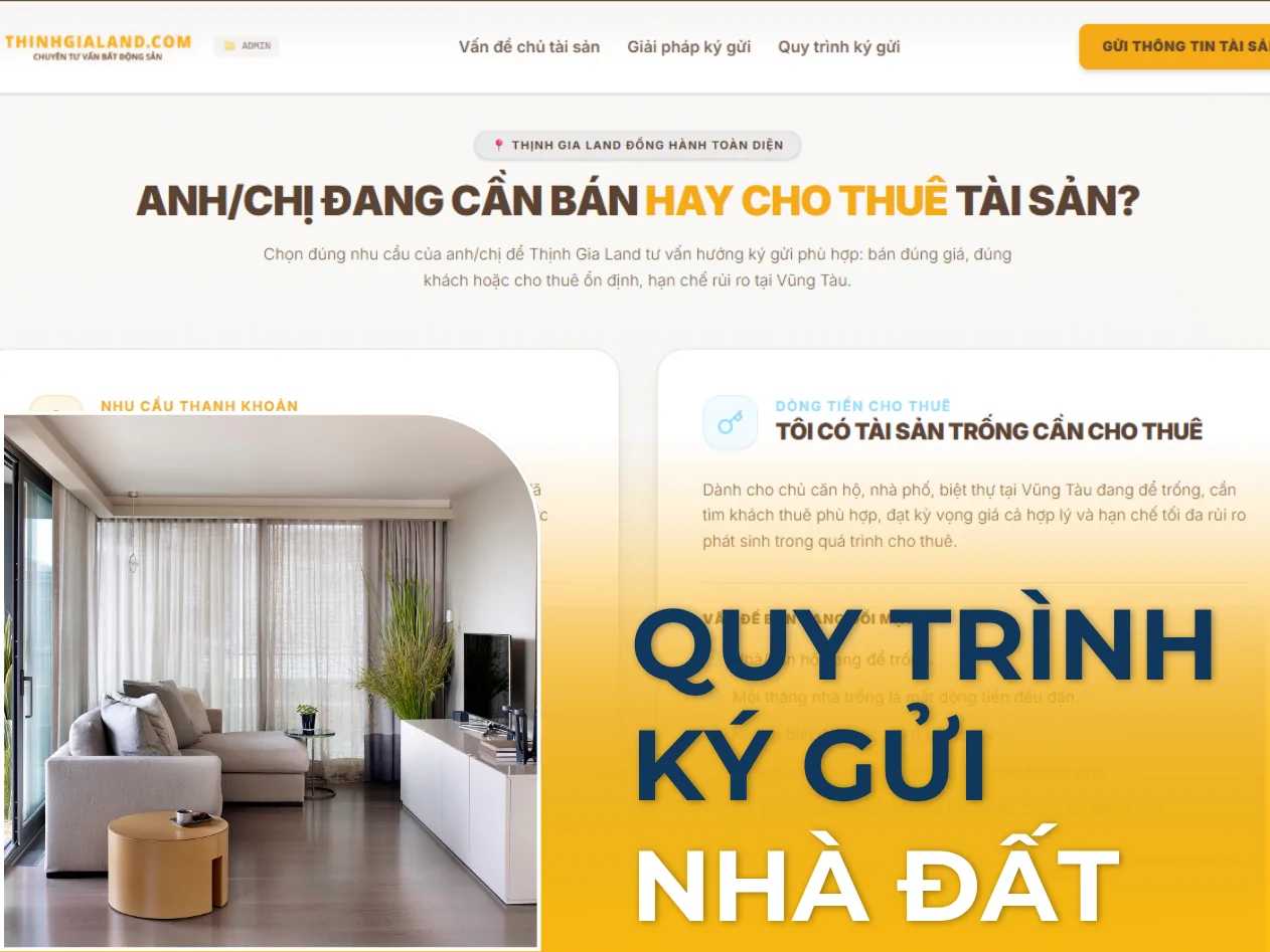 Quy Trình Ký Gửi Bất Động Sản Tại Thịnh Gia Land