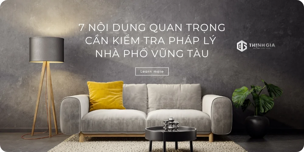 Thuê nhà phố Vũng Tàu: 7 lưu ý quan trọng