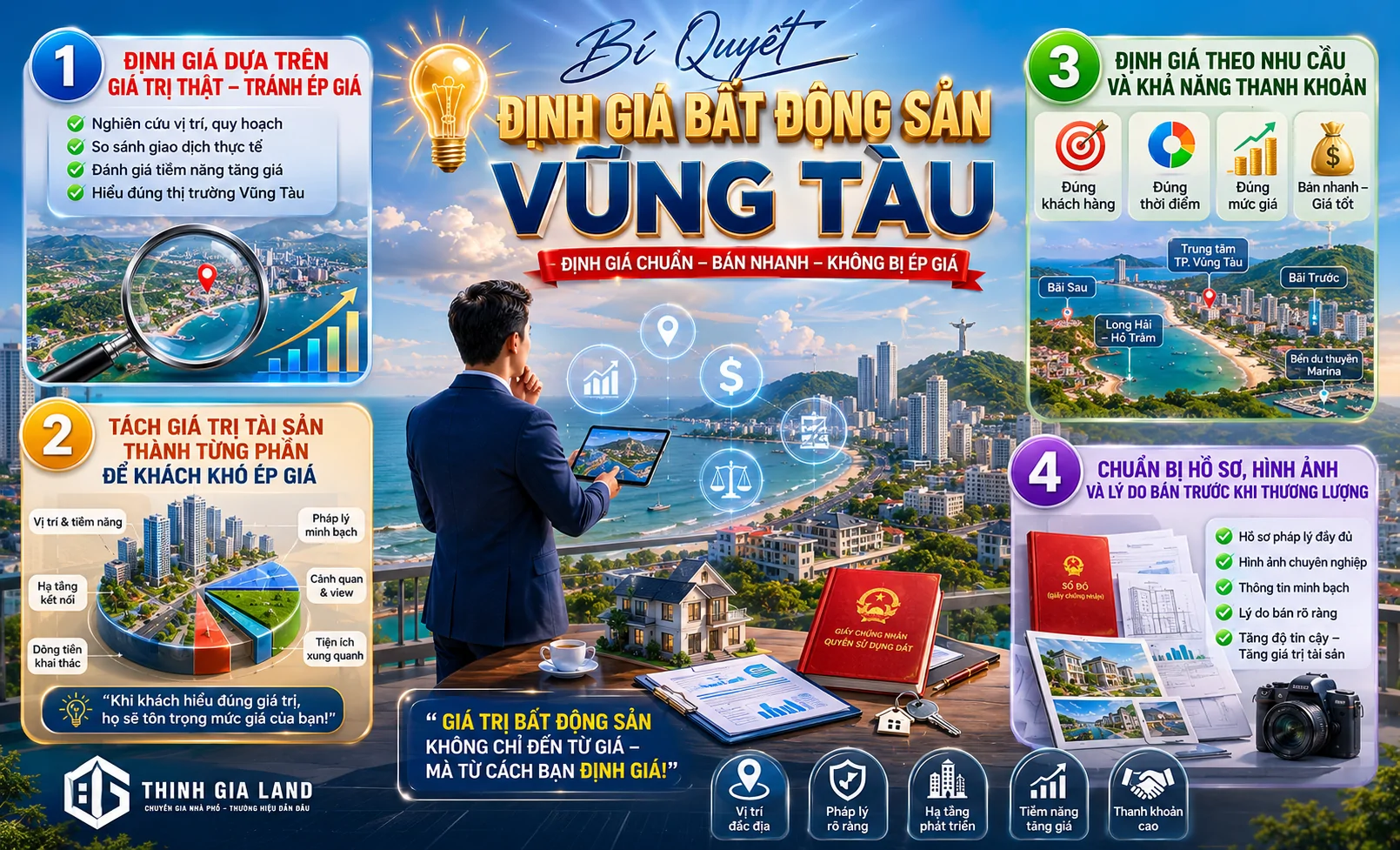 4 bí quyết định giá bất động sản Vũng Tàu giúp người bán tránh bị ép giá 3 4 bí quyết định giá bất động sản Vũng Tàu tránh ép giá