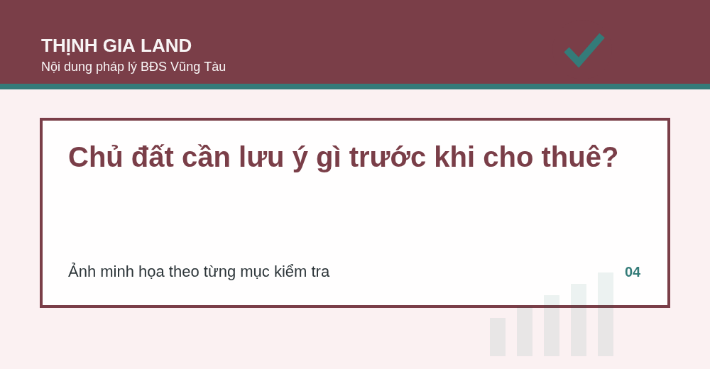 Chủ đất cần lưu ý gì trước khi cho thuê? - Thịnh Gia Land Vũng Tàu