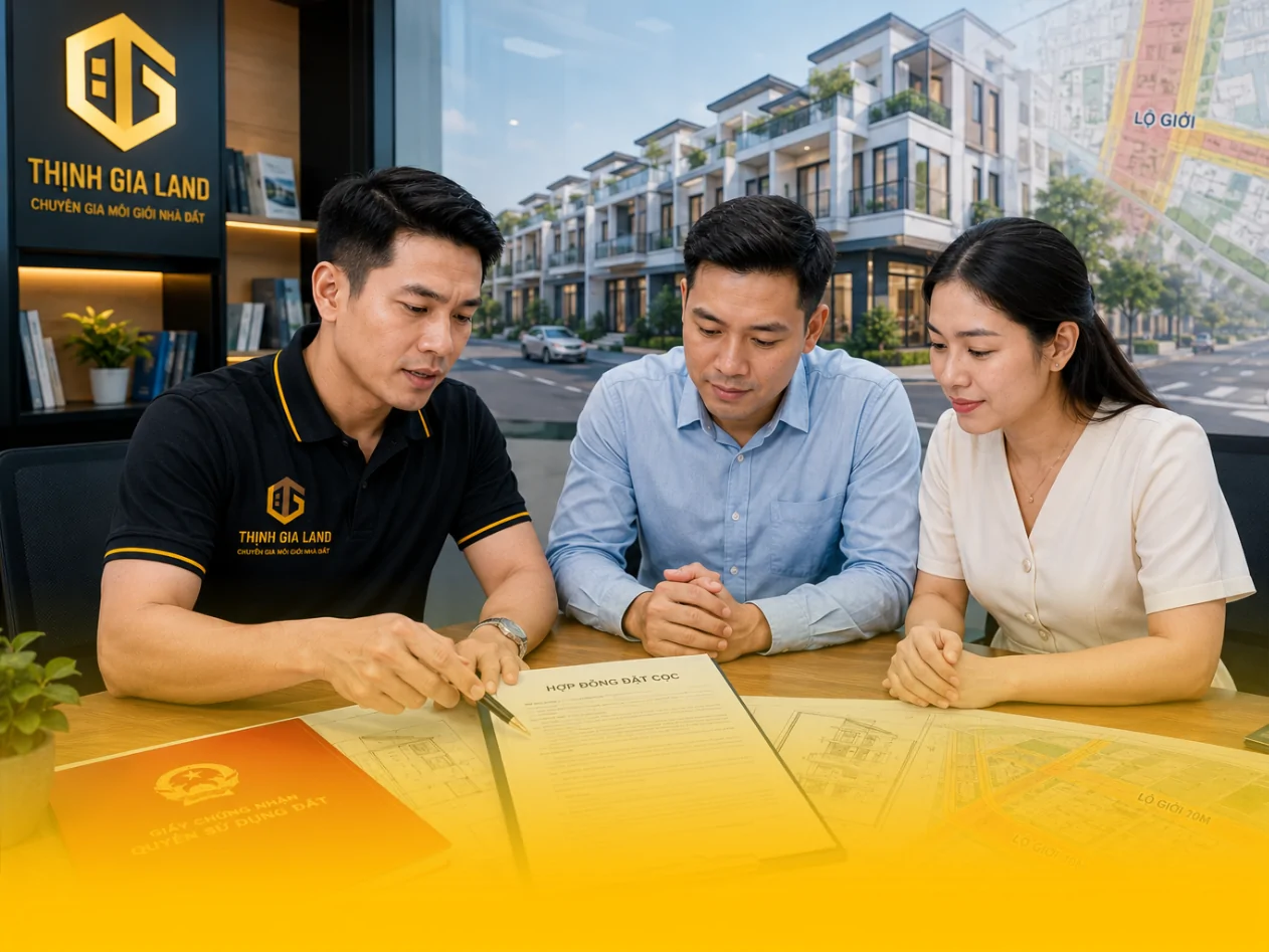 Hợp đồng đặt cọc mua nhà phố Vũng Tàu