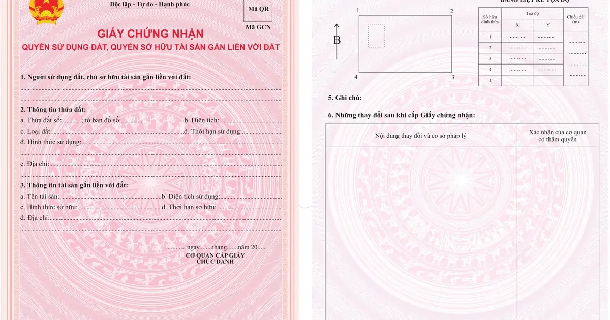 Sổ hồng sổ đỏ và giấy tờ sang tên nhà đất tại Vũng Tàu
